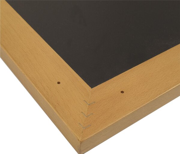 Lavagna da parete con cornice in legno finitura Teak Dimensioni 70x90x 20 peso 5,50 kg Utilizzabile sia all�interno che all�esterno