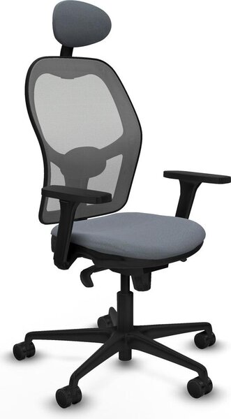 Sedia da ufficio con poggiatesta Piqueras y Crespo 3D036N1 Grigio