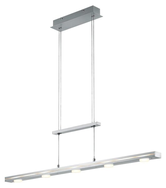 Lampada a Sospensione da Interno a LED in Metallo Nickel Opaco
