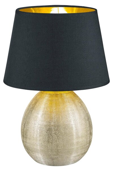 Lampada tavolo da Interno E27 in Vetroceramica Oro