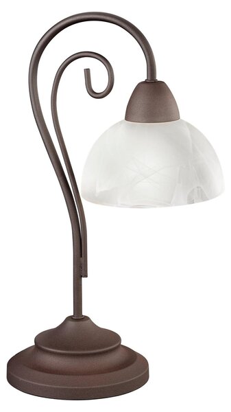 Lampada tavolo da Interno E14 in Metallo Ruggine