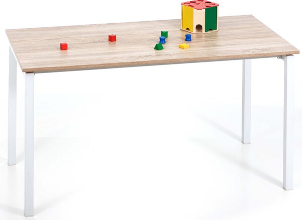 Scrivania per Ragazzi 140x70xH75 cm in Legno Explorer Rovere