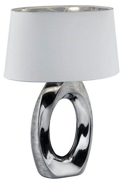 Lampada tavolo da Interno E27 in Vetroceramica Argento