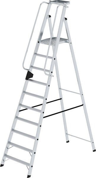 Scaletta in alluminio 10 gradini 50090