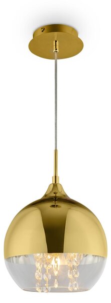 Lampada pendente Pendant in Metallo Fermi Oro