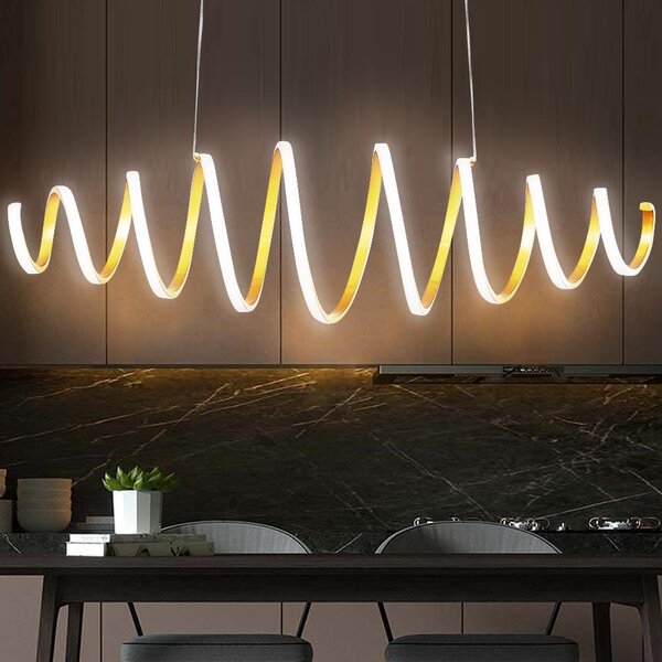 Lampadario Sospensione LED 58W Luce Bianco do 6000K 3600lm Design Moderno