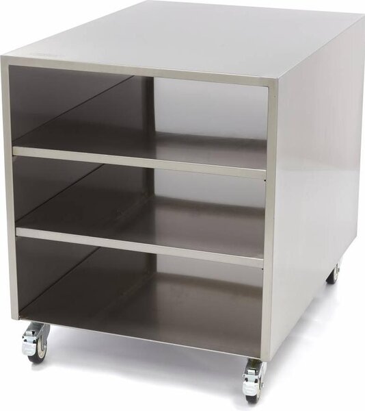 Maxima - Tavolo gastro-macchina - 60 x 80 cm - portata 120 kg - su ruote