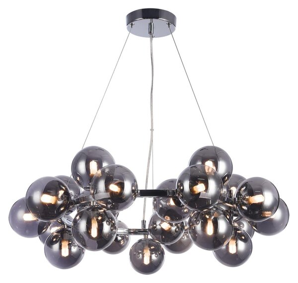 Lampada pendente Modern in Metallo Dallas Cromo