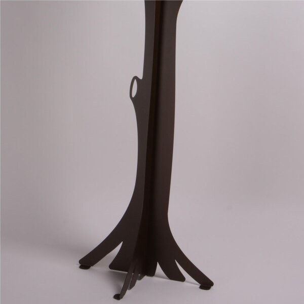 Appendiabiti da terra in metallo design Natura Albero Dimensioni 60x60x h 190 cm la natura con una struttura ad albero con rami colore Bronzo Corten