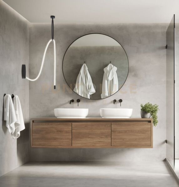Fyll-pl lampada da soffitto corda luminosa in metallo nero a led 2