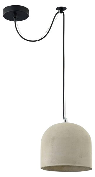 Lampada pendente Loft in Metallo Broni Nero