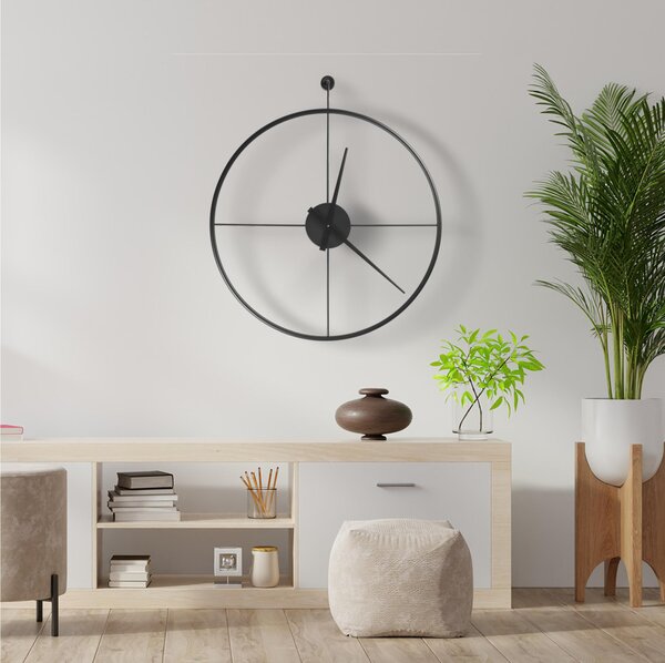 Orologio Da Parete Rotondo Mnsruu Con Fenicottero – 24 Cm, Acrilico, Silenzioso, Per Camera Da Letto O Scuola