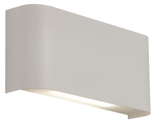 Applique Moderna Scatola Fiammiferi Alluminio Bianco Policarbonato Led 10W 3000K