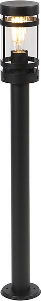Lampada da esterno moderna, nera, 80 cm, IP44, Gleam