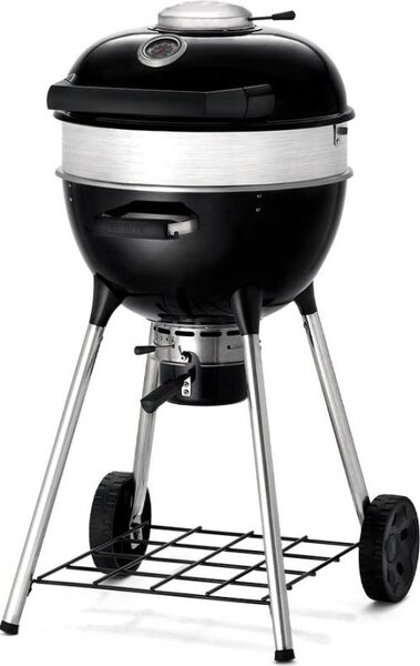 Barbecue a carbonella – Kettle PRO 47cm – griglia di cottura in ghisa smaltata – gestione del calore – termometro