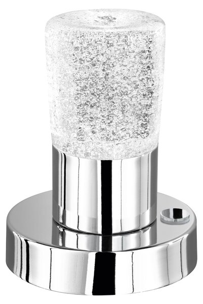 Lampada tavolo da Interno a LED in Metallo Cromo