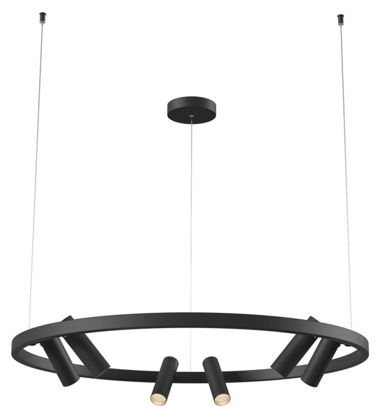 Lampada pendente Modern in Metallo e Acrilico Satellite Nero