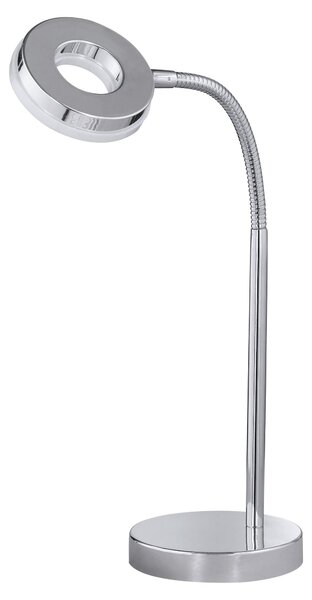 Lampada tavolo da Interno a LED in Metallo Cromo