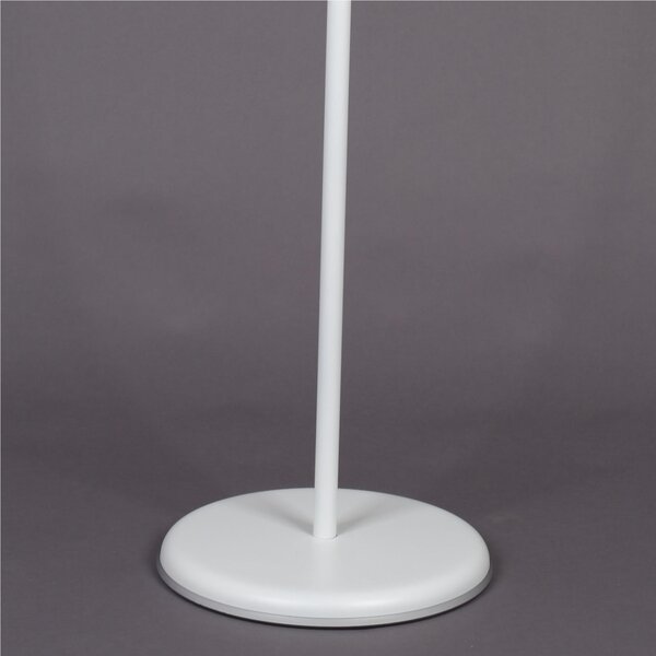 Servomuto appendiabiti in ferro battuto per disporre gli indumenti stile classico Dimensioni 51x32xh 110 cm colore bianco pastello Opaco