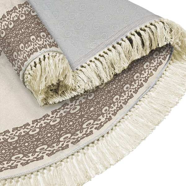 Set di tappetini per il bagno marroni/beige 2 pz 60x100 cm – Foutastic