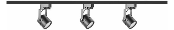 Faretto per sistema a binario PRAHA 3xGU10/10W/230V nero