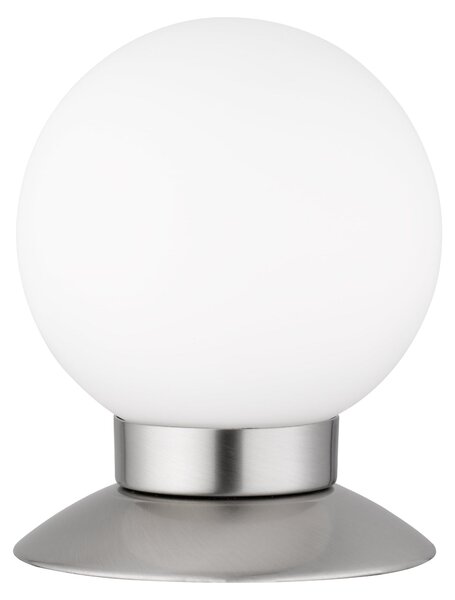 Lampada tavolo da Interno a LED in Metallo Nickel Opaco