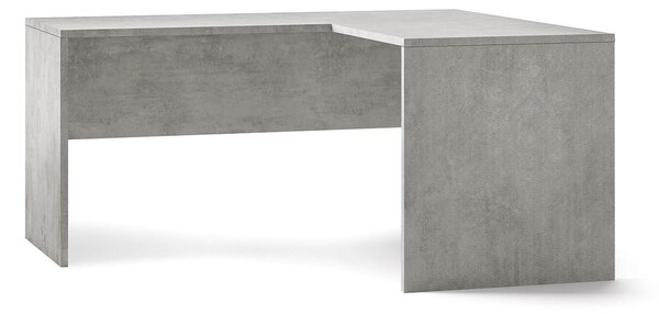 Scrivania da Ufficio Angolare Destra 160x76x150 cm Cemento