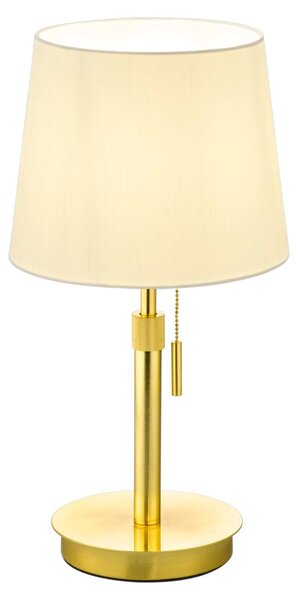 Lampada tavolo da Interno E27 in Metallo Ottone Satinato