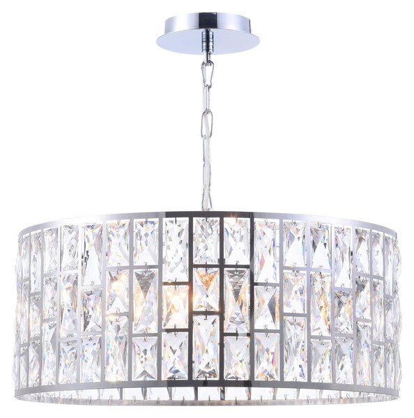 Lampadario Modern in Metallo Gelid Cromo