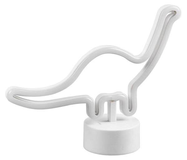 Lampada da Tavolo da Interno a LED in Plastica Bianco