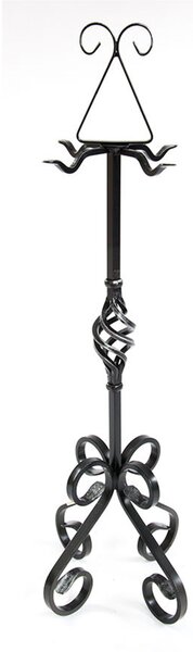 Gruppo per camino Set di accessori camino in Ferro Battuto 5 PIGNE 18xh 70 cm - kg colore Nero patinato argento lavorazione artigianale in stile classico made In Italy 100x100