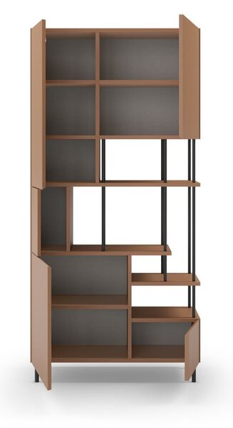 Libreria color mattone 84x175 cm Perla - Marckeric