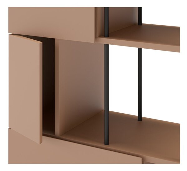 Libreria color mattone 84x175 cm Perla - Marckeric