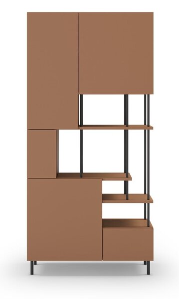 Libreria color mattone 84x175 cm Perla - Marckeric