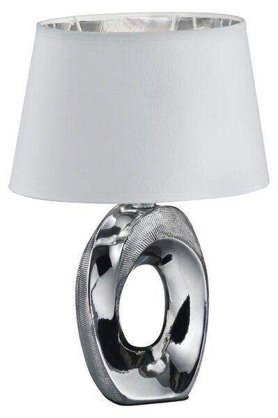 Lampada tavolo da Interno E14 in Vetroceramica Argento