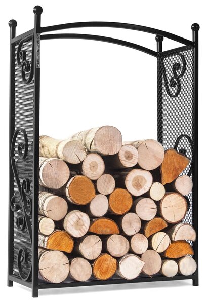 Portalegna Legnaia per Camino e Soggiorno CHERRY Dimensioni 90x60xh 90 cm - peso 8 kg prodotto � realizzato in profili in acciaio verniciati a polvere