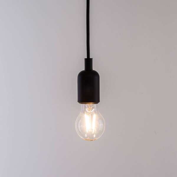 SELETTI Lampada a sospensione LED Maman, dimmerabile, Nero, Soggiorno / Sala da pranzo, Plastica, Moderno, Lampada a sospensione