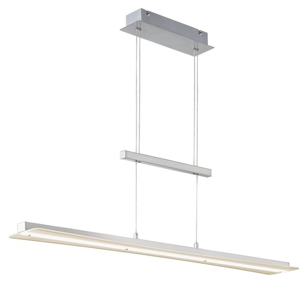 Lampada a Sospensione da Interno a LED in Metallo Nickel Opaco