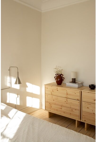 Cassettiera in legno di pino naturale Kommo - Karup Design