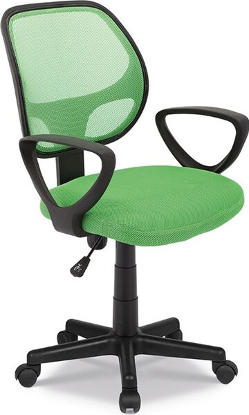 Sedia da ufficio IPOLIST Tessuto a rete verde, ideale per un ufficio confortevole e moderno