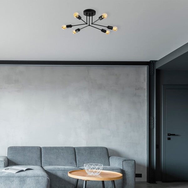 Plafoniera nera Sparrow – Opviq lights