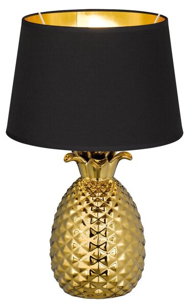 Lampada tavolo da Interno E27 in Vetroceramica Oro