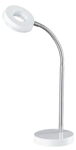 Lampada tavolo da Interno a LED in Metallo Bianco