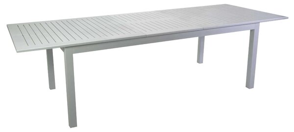 Tavolo Allungabile da Giardino 220/280x100xh75 cm in Alluminio Monterey Bianco