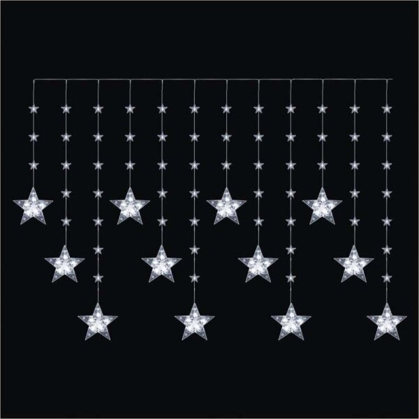 Catena LED per esterni 120xLED/8 funzioni 3xAA 1,7 m IP44 bianco freddo