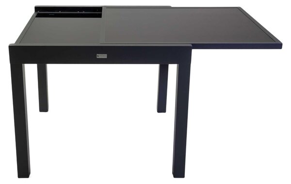 Tavolo Allungabile da Giardino 90/180x90xh75 cm in Alluminio Boise Antracite