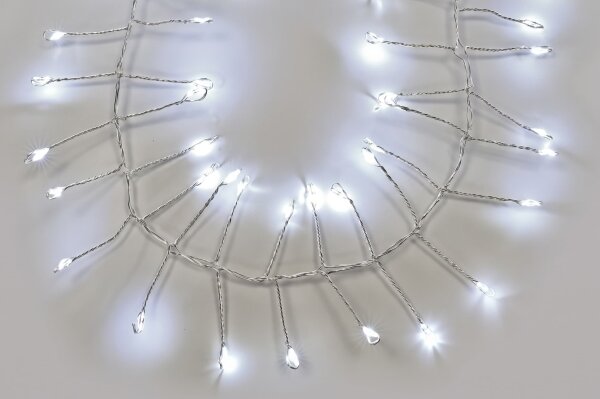 Catena luminosa LED per esterni 960xLED/8 funzioni 9,6m IP44 bianco freddo