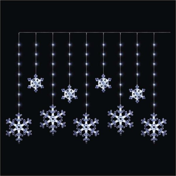 Catena luminosa LED da esterno 131 LED/1,6 m IP44 bianco freddo