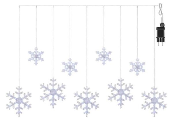 Catena luminosa LED da esterno 131 LED/1,6 m IP44 bianco freddo