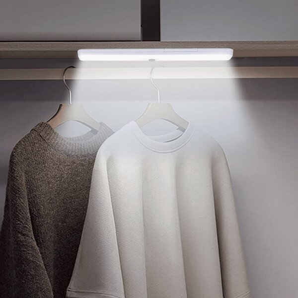 Aigostar - LED Illuminazione dimmerabile per armadio LED/1,5W/3xAA 6500K bianca